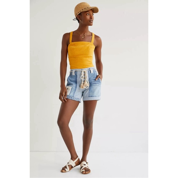 Anthropologie Smocked Tie-Back Tank NWT Size XL - Picture 4 of 16